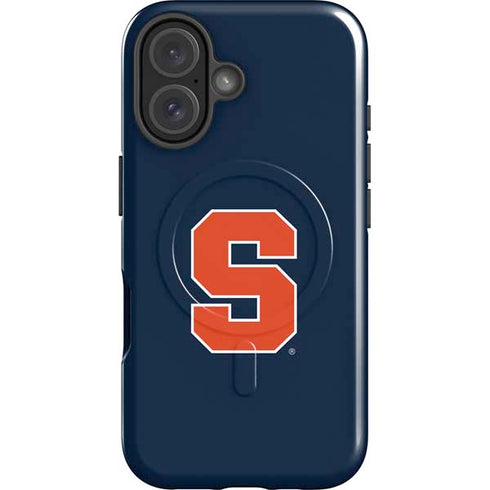Syracuse University S Logo iPhone 16 Plus Magsafe Impact Case